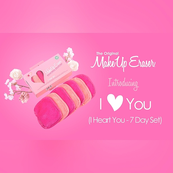 NEW The Original Makeup Eraser I Heart You 7 Day Set Makeup Eraser Gift Set - Picture 14 of 16